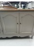 Caulder Vintage-look Sideboard W180 Green/ White